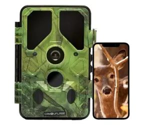Camouflage EZ45 Wifi/Bluetooth / Kamerafalle / Full HD / 24MP / Foto / Video / PIR-Sensor