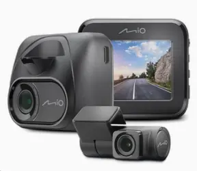 Mio MiVue C595W Dual - Rückkamera schwarz / FullHD / 2,0" LCD / GPS / WLAN / CMOS / microSD