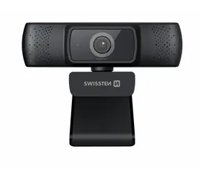Swissten Webcam FHD 1080P / 1920x1080@30FPS / 84° Winkel / Mikrofon / USB 2.0