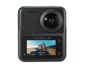 Kandao QooCam 3 Travel Combo / Action-Kamera / 360° / 5,7K / 62MP / IP68 / Wi-Fi / BT / microSD / 1600mAh