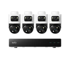 Anker Eufy Sicherheits-NVR-PoE-System / Set: NVR-Einheit + 4 Außenkameras Anker Eufy S4 Max 4K