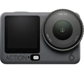 DJI OSMO Action 6 Adventure Combo / Outdoor-Kamera / 4K / Sichtfeld: 155° / microSD / WLAN / BL / Zubehör