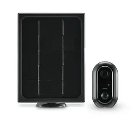 HAMA SMART Outdoor-WLAN-Kamera, schwarz / solarbetrieben / mit Nachtsicht