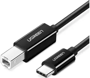 Ugreen Kabel USB-C 2.0 (M) - USB-B 2.0 (M) 2m schwarz 