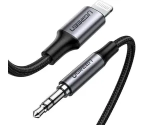 Ugreen 70509 Kabel Lightning (M) - 3,5 mm Klinke (M) 1 m schwarz