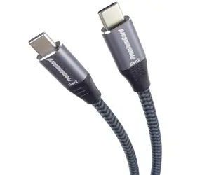 PremiumCord Verlängerungskabel USB 3.2 (USB-C) Stecker auf USB 3.2 GEN 2x2 (USB-C) Stecker / 5A / 100W / 20Gbs / 0,5m