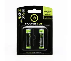 Powerton Akku AAA 900mAh 1,2V 2 Stk 