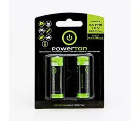 Powerton Akku AA 2500mAh 1,2V 2 Stk 