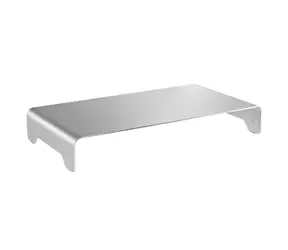 Powerton Monitorständer silber / Aluminium / Gewicht 10 kg