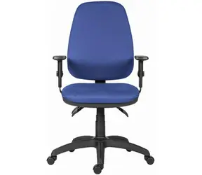 Powerton Anna blau / Ergonomischer Bürostuhl / Belastbarkeit 120 kg
