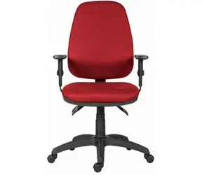Powerton Anna rot / Ergonomischer Bürostuhl / Belastbarkeit 120 kg