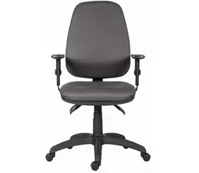 Powerton Anna grau / Ergonomischer Bürostuhl / Belastbarkeit 120 kg