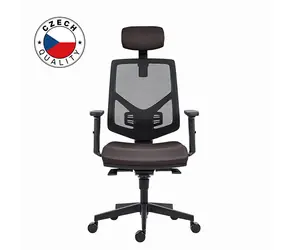 Powerton Tina grau / Ergonomischer Bürostuhl / Belastbarkeit 120 kg 