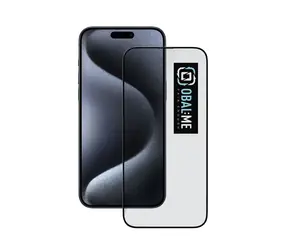 Obal:Me 5D Tempered Glass für Apple iPhone 15 Pro schwarz