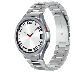 Spigen Modern Fit 316L Armband für Galaxy Watch6 Classic 47 mm Silber