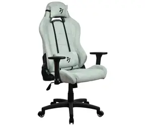 Arozzi Torretta Soft Fabric perlgrün / Gaming-Stuhl / Stoffpolsterung / höhen- und winkelverstellbar / 360° drehbar