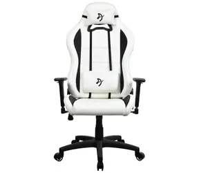 Arozzi Torretta Soft PU weiß / Gaming-Stuhl / Kunstleder / höhen- und winkelverstellbar / 360° drehbar