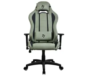 Arozzi Torretta Super Soft grün / Gaming-Stuhl / Stoffpolsterung / höhen- und winkelverstellbar / 360° drehbar