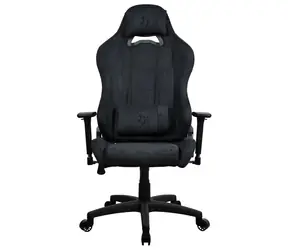 Arozzi Torretta Super Soft schwarz / Gaming-Stuhl / Stoffpolsterung / höhen- und winkelverstellbar / 360° drehbar