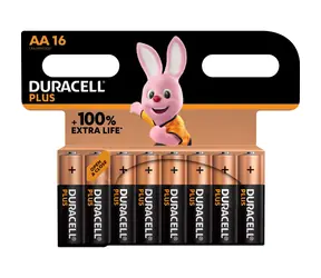 Duracell - Alkaline PLUS Extra Life MN1500/LR06 16 Stk