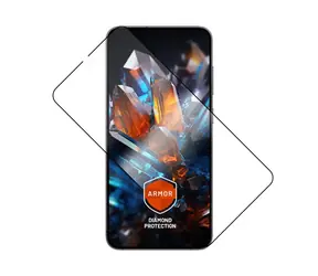 FIXED Armor Premium gehärtetes Schutzglas für Samsung Galaxy S24+ schwarz
