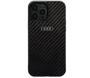 Audi Carbonfaser-Rückseite für Apple iPhone 14 Pro, schwarz 