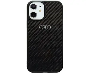 Audi Carbonfaser-Rückseite für Apple iPhone 11/XR, schwarz 