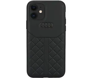 Original Audi Leder-Rückseite für Apple iPhone 11/XR, schwarz