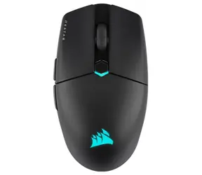 Corsair Katar Elite schwarz / Kabellose Gaming-Maus / 26000 DPI / 6 Tasten / BT / 2,4 GHz / 1,8 m