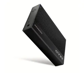 Axagon EE35-GTR, USB-C 5 Gbit/s - SATA 6G 3,5" RIBBED Box, schwarz