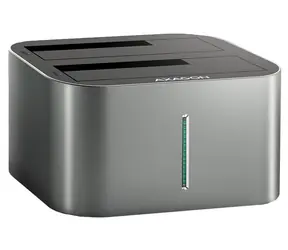 Axagon ADSA- DC, USB-C 5 Gbit/s - 2x SATA 6G 2,5"/3,5" SSD/HDD CLONE DUAL Dockingstation