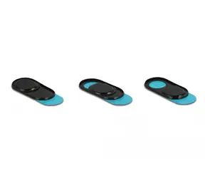 DeLock Webcam-Abdeckung für Laptop/Smartphone schwarz 3 Stk