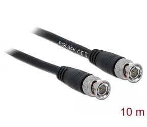 DeLock Kabel BNC (M) - BNC (M) 10m schwarz