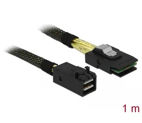 DeLock Kabel Mini SAS HD SFF-8643 (M) - Mini SAS SFF-8087 (M) 1m schwarz