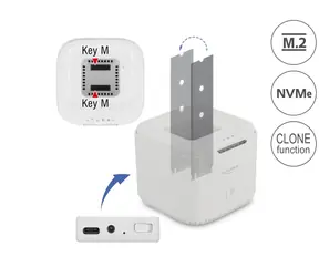 DeLock Dockingstation für 2x M.2 SSD weiß