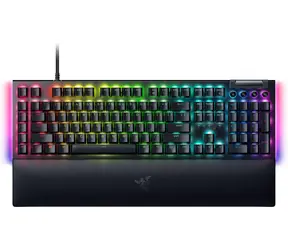 Razer BlackWidow V4 Yellow Switch US schwarz / Gaming-Tastatur / mechanisch / Razer gelb / RGB / USB / US-Layout