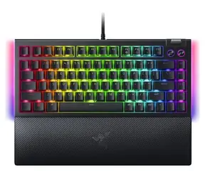 Razer BlackWidow V4 75 % schwarz / Gaming-Tastatur / mechanisch / Razer orange / RGB / USB-C / US-Layout
