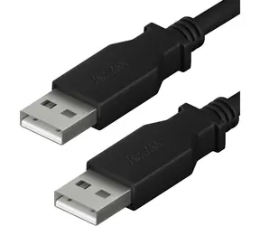 YENKEE YCU 012 BK Kabel USB-A 2.0 (M) - USB-A 2.0 (M) 1,5 m schwarz 