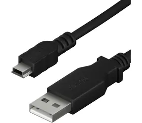 YENKEE YCU 010 BK Kabel USB-A (M) - miniUSB (M) 1,5 m schwarz