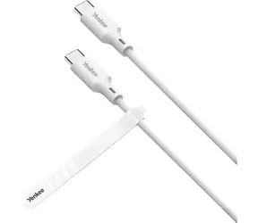 YENKEE YCU C115 WH SILIC Kabel USB-C (M) - USB-C (M) 1,5 m weiß / 60 W