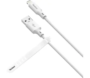 YENKEE YCU 615 WH SILIC-Kabel USB-A (M) - Lightning (M) 1,5 m weiß / 12 W