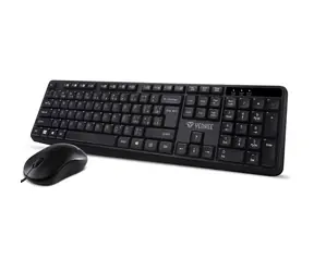 YENKEE YKM 1007CS Combo schwarz / Tastatur + Maus Set / USB / CZ Layout