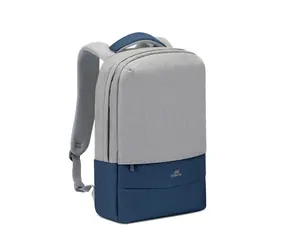 Riva Case 7562 grau-blau / Laptop-Rucksack 15,6"