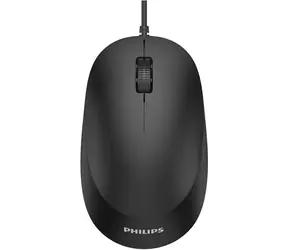Philips SPK7207 schwarz / Kabelgebundene Maus / optisch / 1600 DPI / 3 Tasten / USB 
