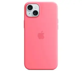 Apple Silikonhülle mit MagSafe für iPhone 15 PLUS rosa