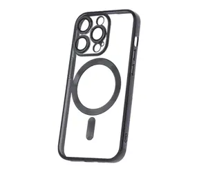 CPA Mag Color Chrome Silikon-TPU-Hülle für Apple iPhone 15 Pro schwarz