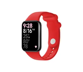 FIXED Silikonarmband Silikonarmband für XIAOMI SMART Band 8 Pro rot