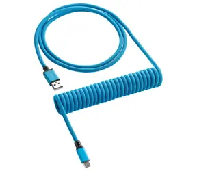CableMod Classic Spiral- Cable USB-C - USB-A 1,5 m Spectrum Blue / Kabel für Tastatur