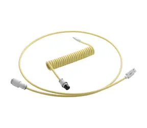 CableMod PRO Cable USB-C - USB-A 1,5 m Lemon Ice / Kabel für Tastatur