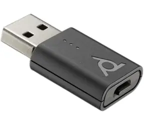 Poly Savi D400 schwarz / DECT-Adapter für Kopfhörer / USB-A